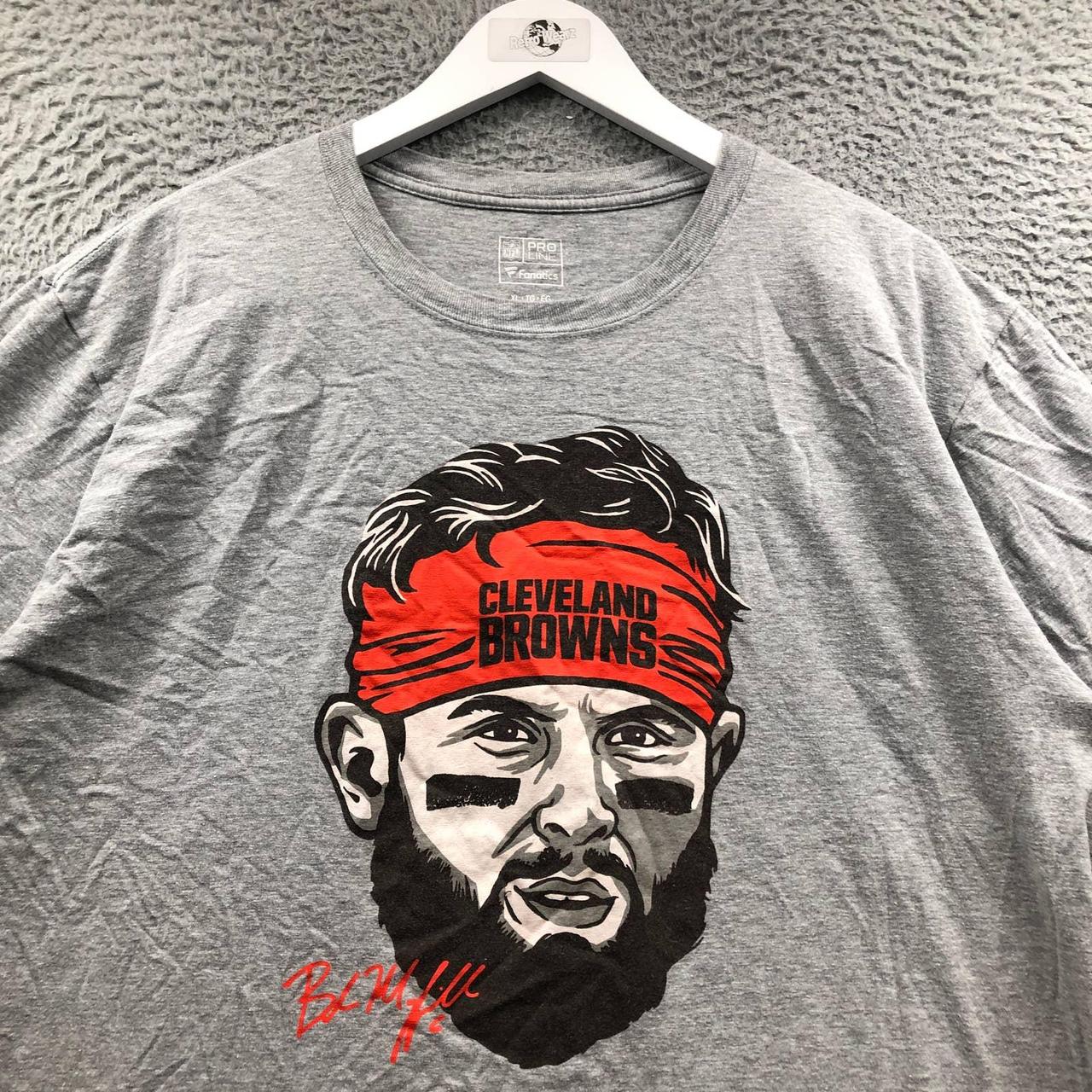 Cleveland Browns Baker Mayfield Jersey T-Shirt. Fits - Depop