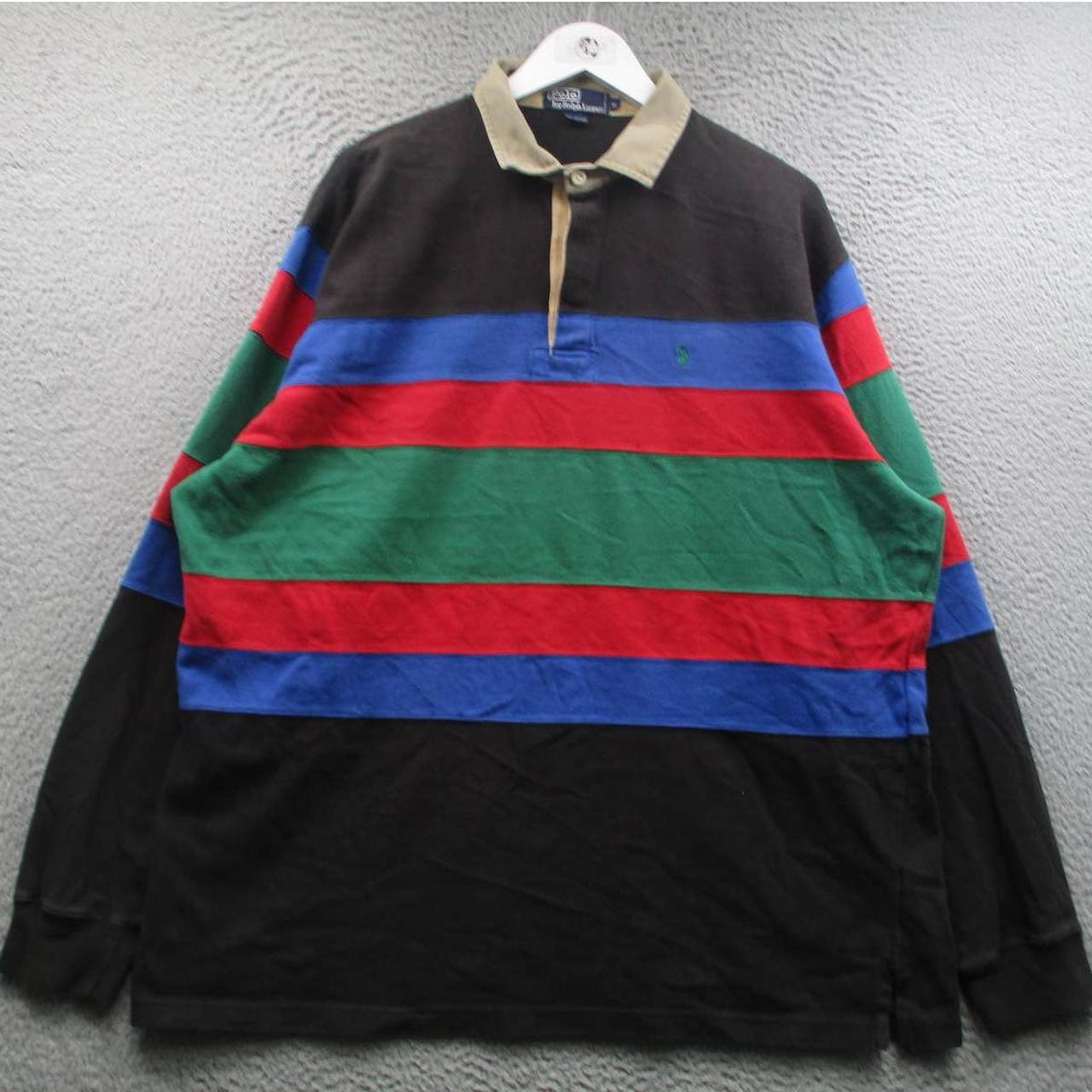 Vintage 90s Polo Sport rugby long sleeve polo - Depop