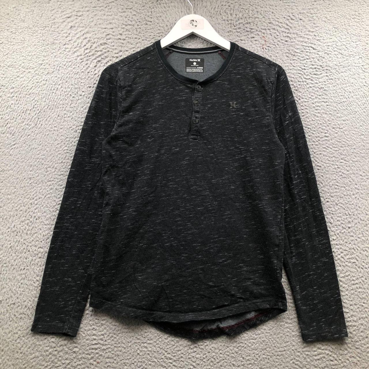 hurley long sleeve henley