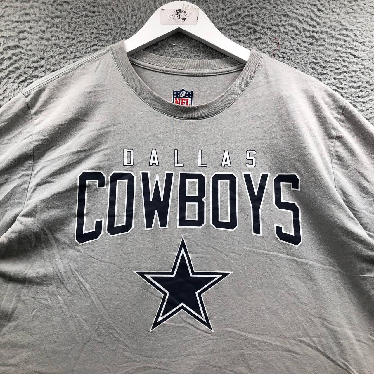 Vintage NFL gray Dallas Cowboys tshirt Size: 2XL / - Depop