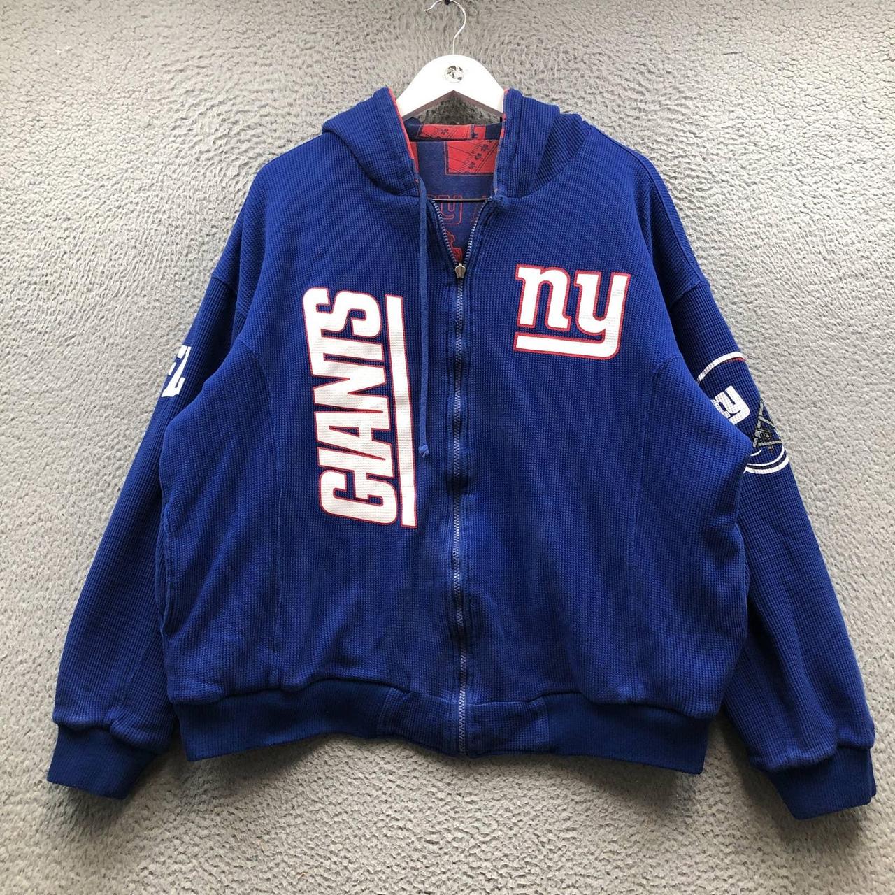 New York Giants Full Zip Thermal Hoodie