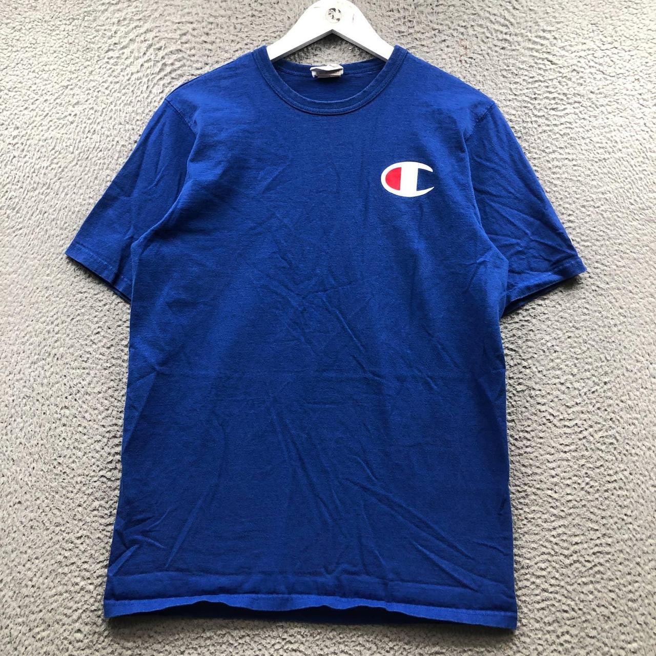 Champion tee cheap big logo