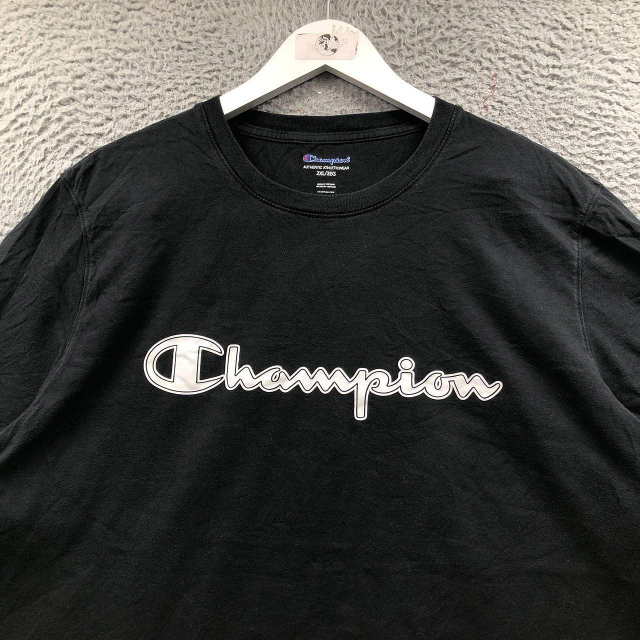 Champion t hotsell shirt tag