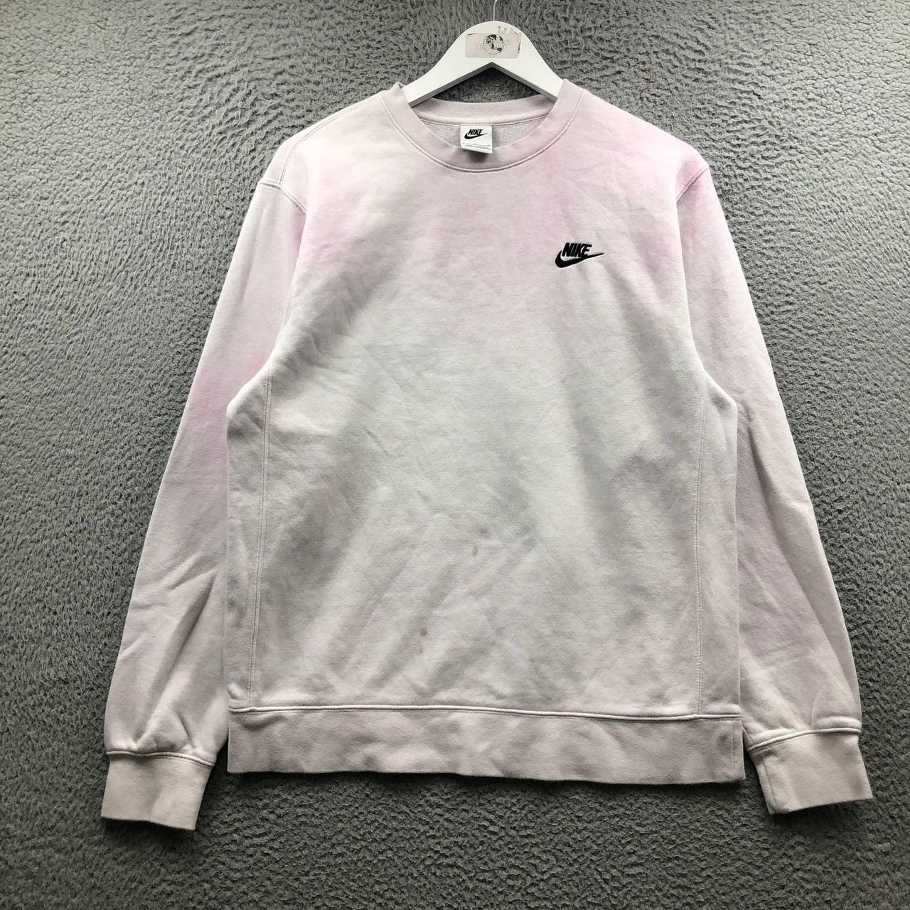 Nike club swoosh on sale sweatshirt in pink