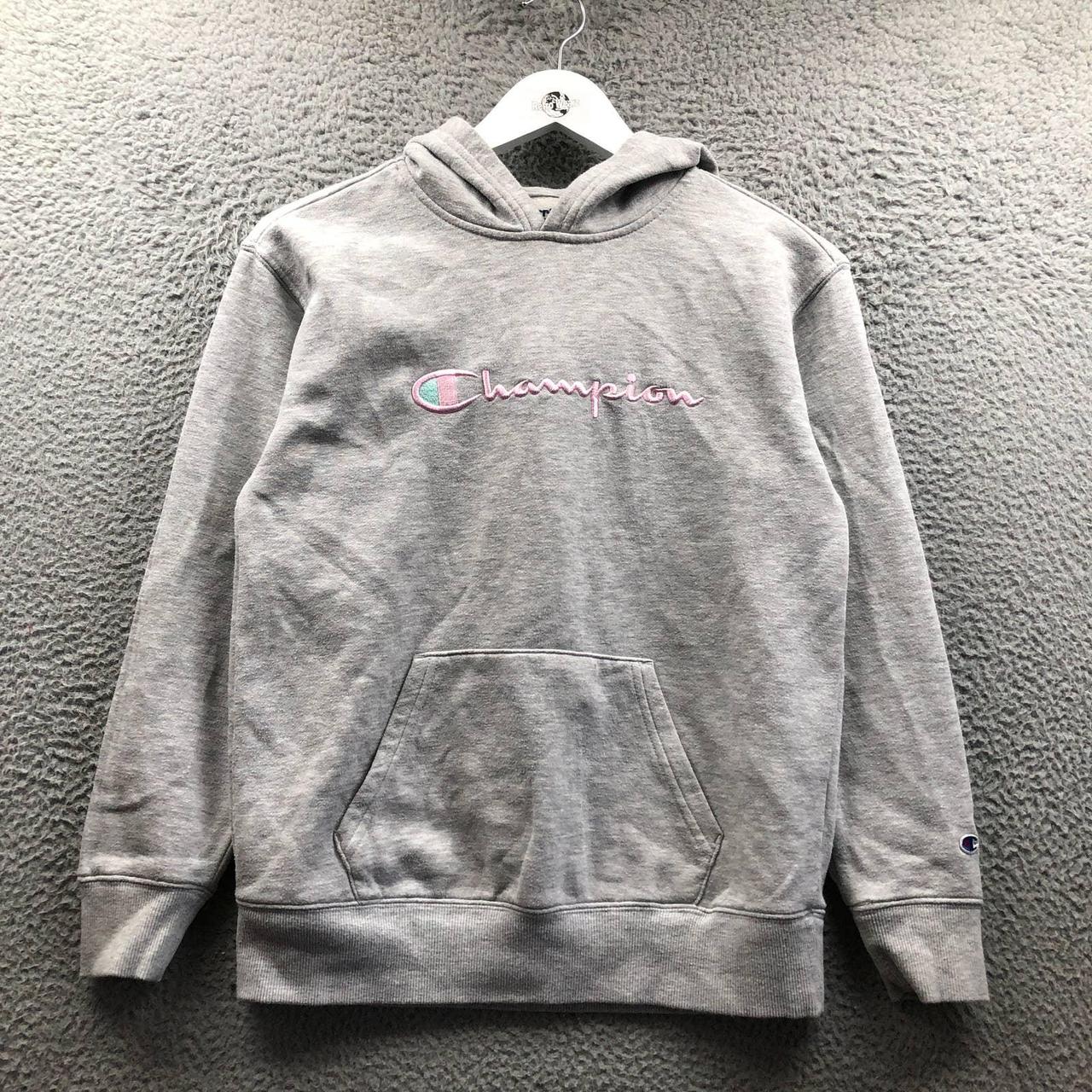 Girls grey champion on sale hoodie