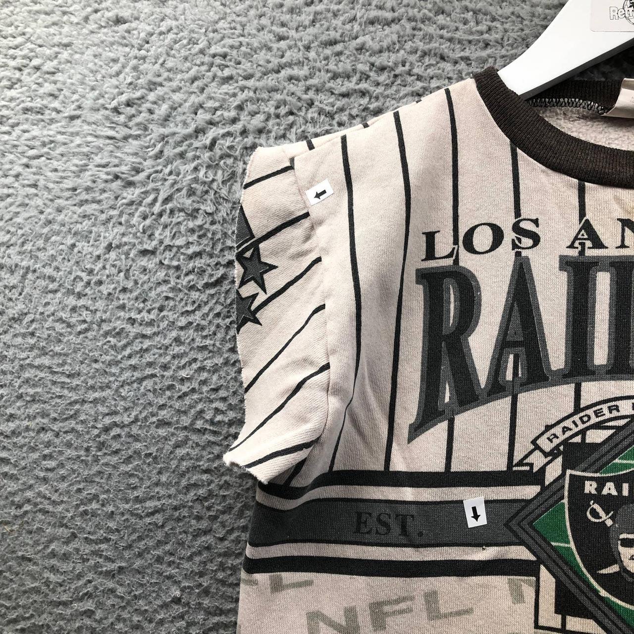 Men's Vintage Los Angeles Raiders Graphic Tee in Off White Raiders Graphic | Size L | Abercrombie & Fitch