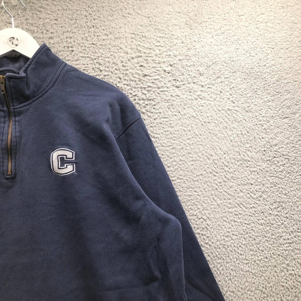 90s vintage UCONN Huskies baseball jersey by Nike - Depop