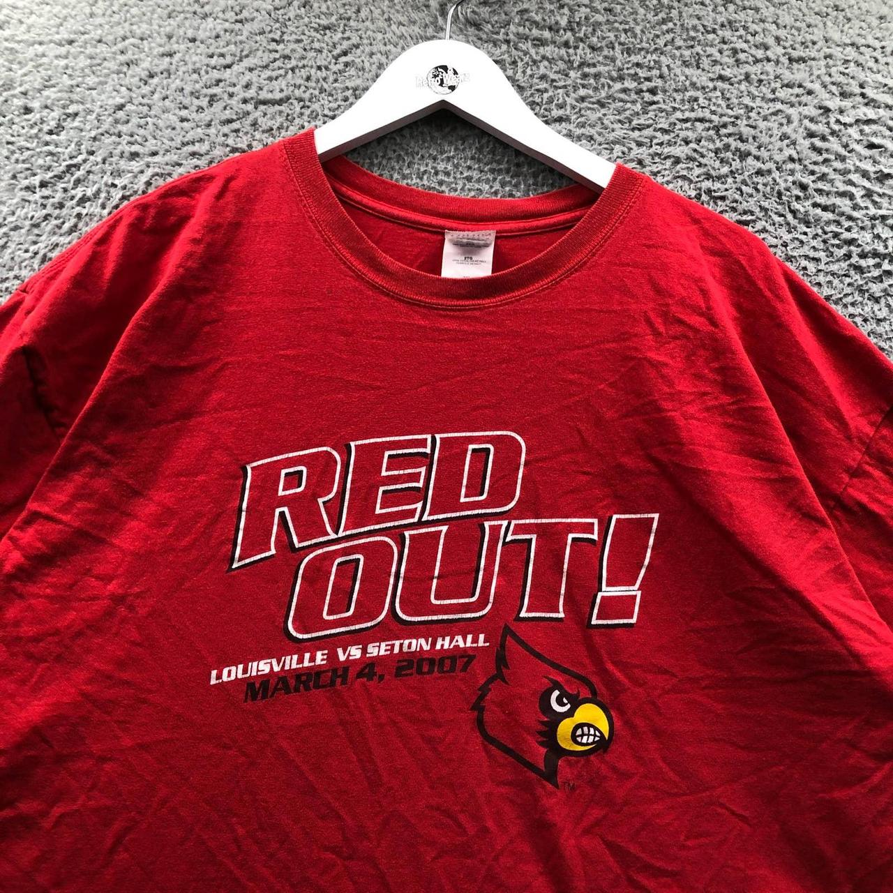 University of Louisville Cardinals T-Shirt Men's - Depop