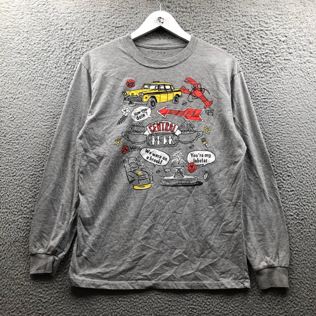 Friends T-Shirt Men's Size Medium M Long Sleeve... - Depop