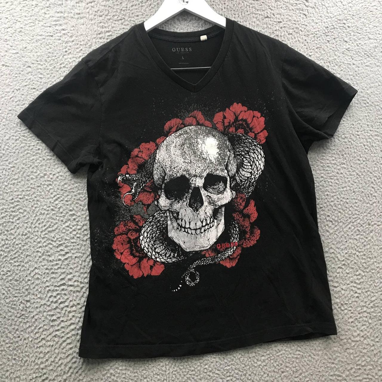 Guess 2024 skull shirt