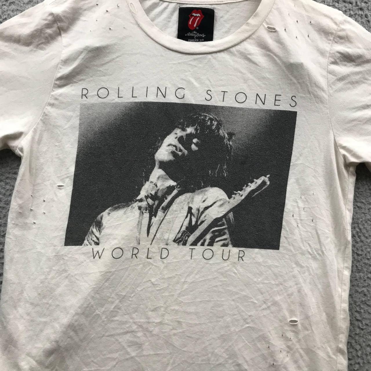 Rolling stones t shirt cheap forever 21