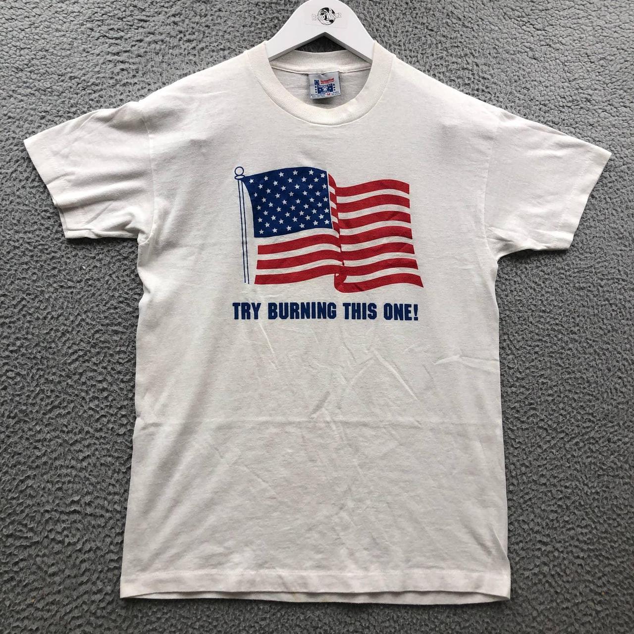 Vintage Americas Finest Try Burning This One USA... - Depop