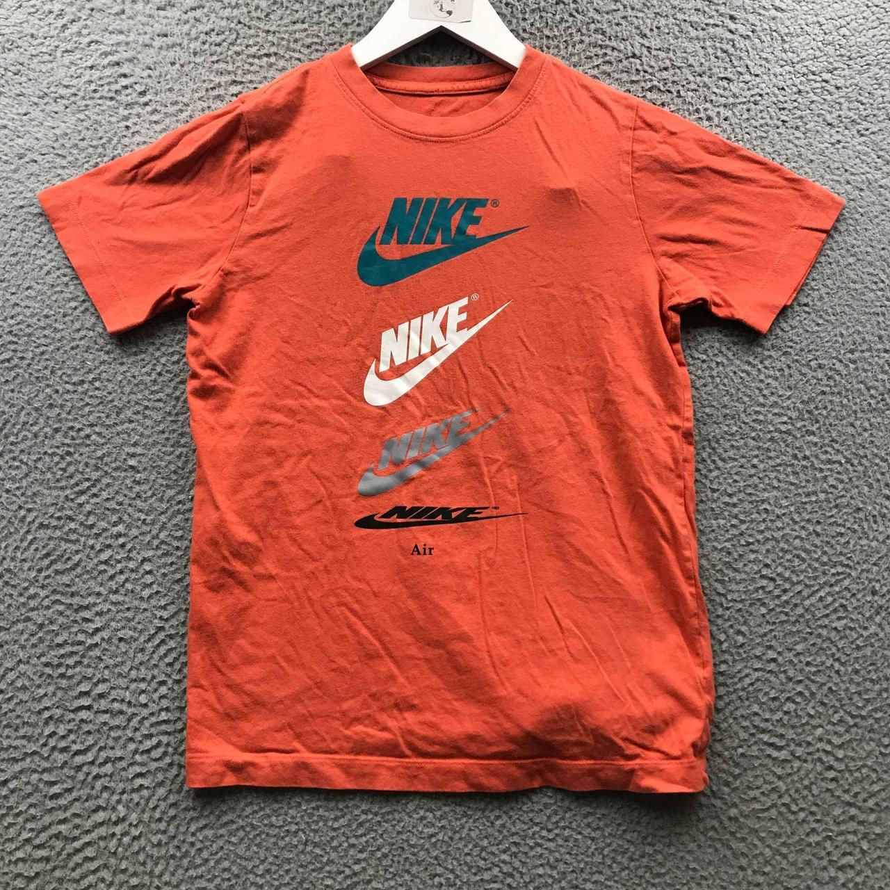 Nike Air T-Shirt Boys Youth Size Large L Short... - Depop