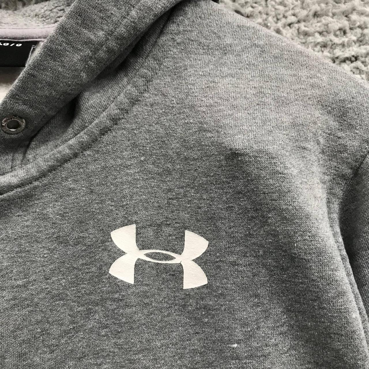 Under Armour Men's Fleece Symbol Hoodie Pullover - Depop