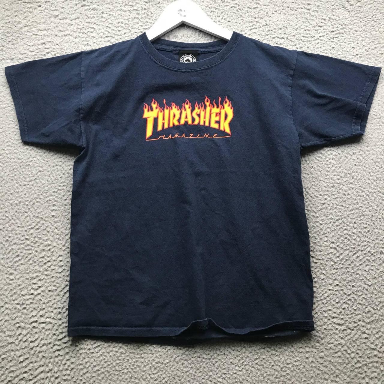 thrasher t shirt boys