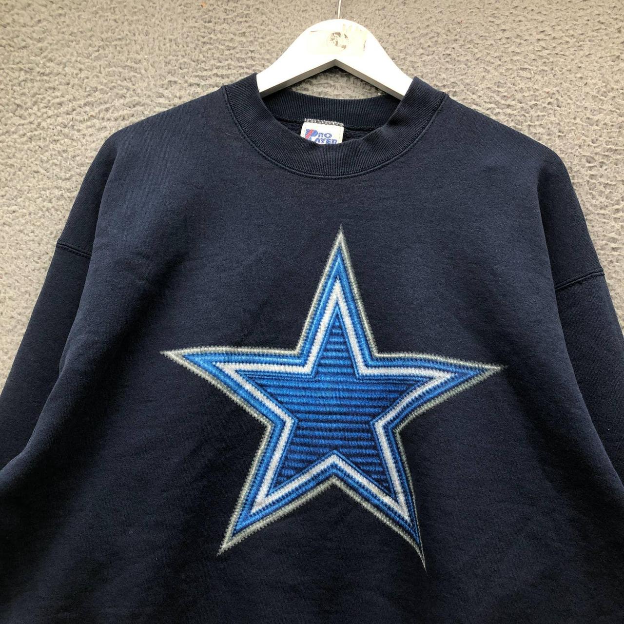 Vintage Dallas Cowboys Pro Player Crewneck Sweatshirt Size Large Made In  USA