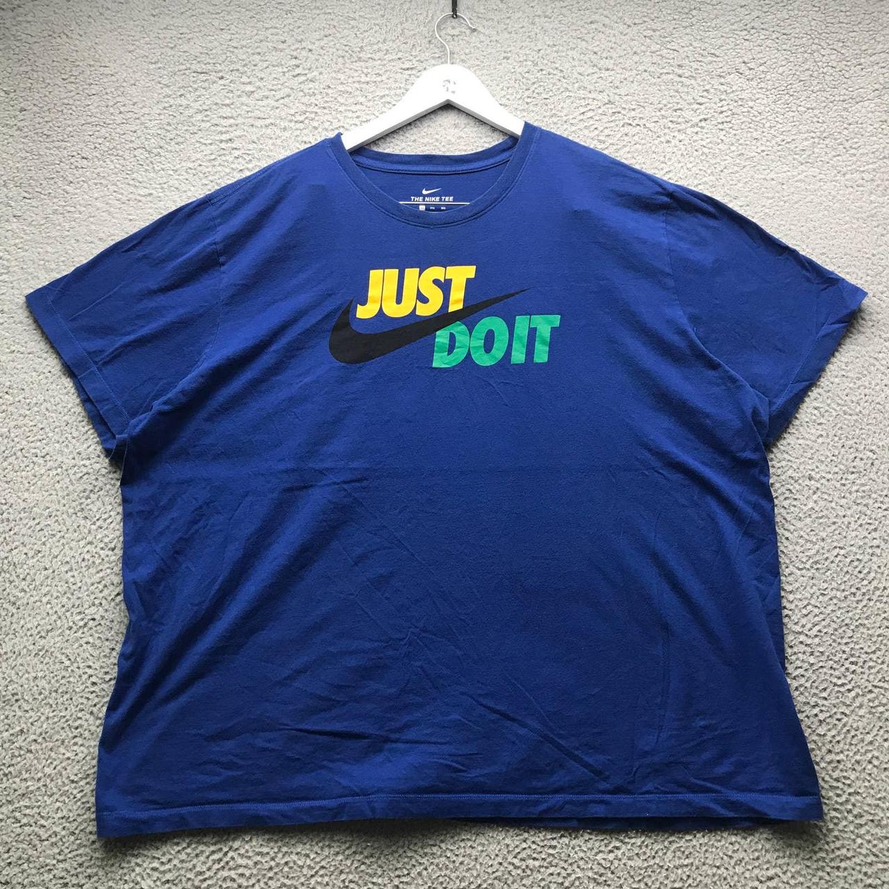 Nike Just Do It T-Shirt Men's Size 3XL Short Sleeve - Depop