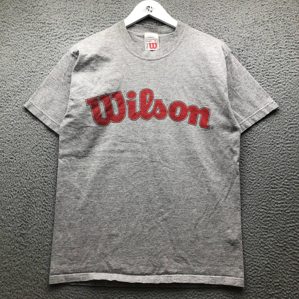 Vintage 90's Wilson Athletic Wear Red Faded - Depop