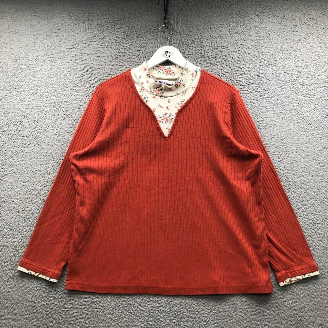 Vintage Blair Thermal Shirt Women's Size XL Long - Depop