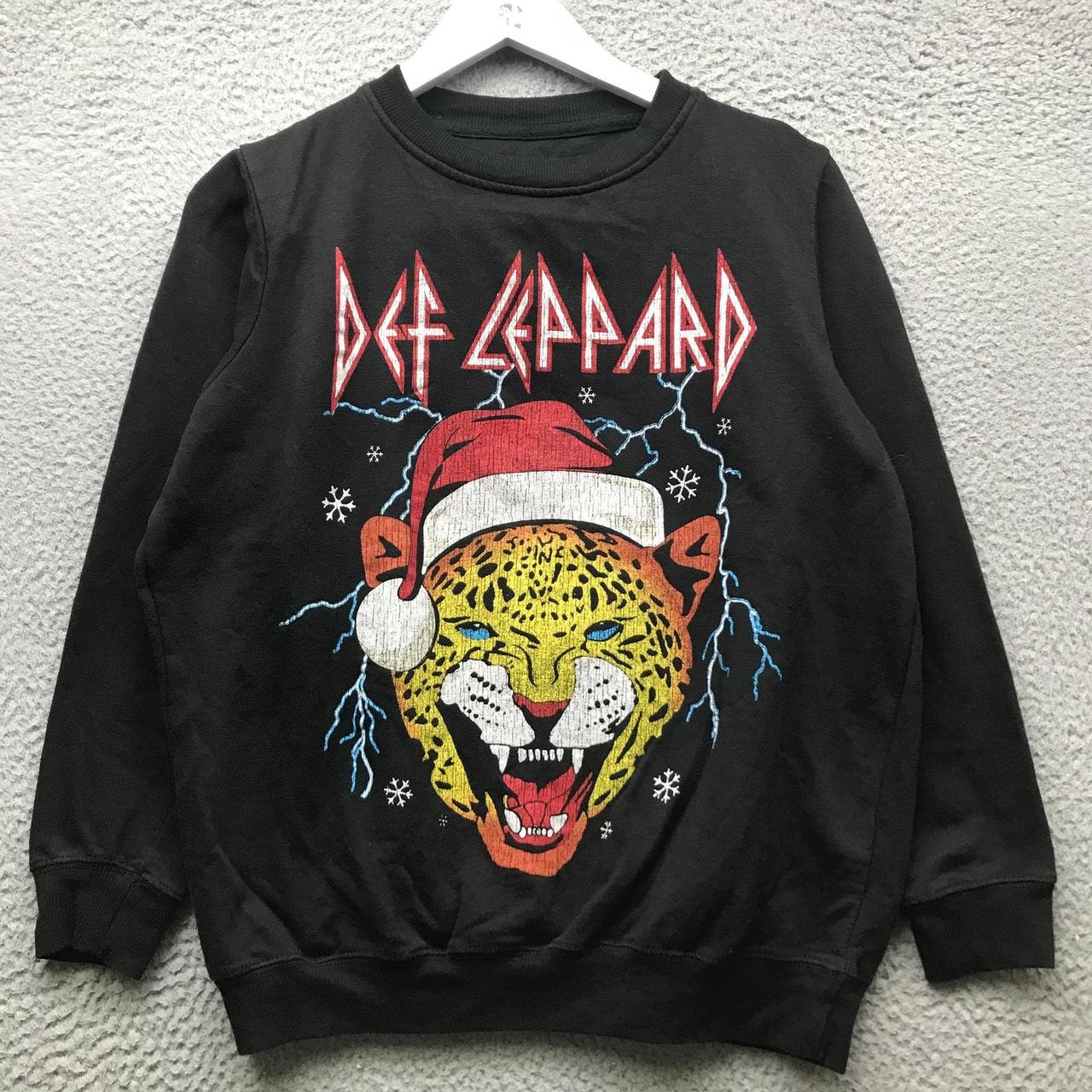 Def Leppard Music Sweatshirt Women s Size Medium M. Depop