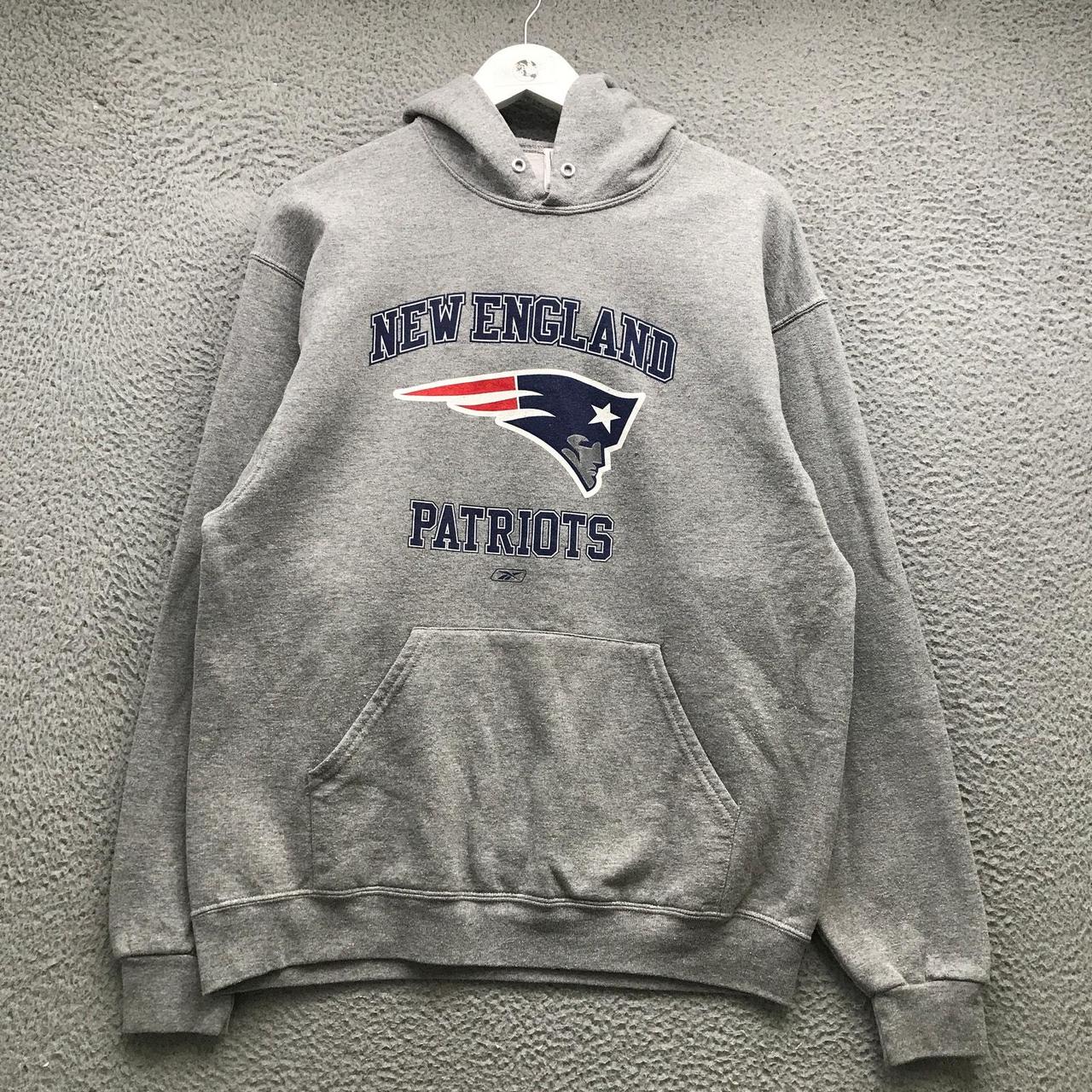 New England Patriots NFL Football Jerzees Sweatshirt. Depop