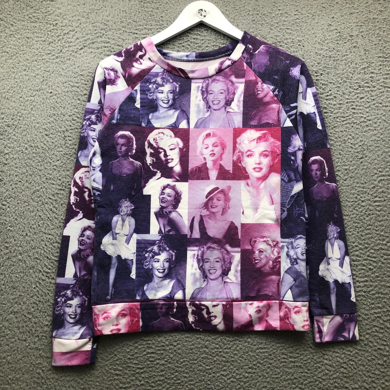 Marilyn Monroe Sweatshirt Women s Size Small S Long. Depop