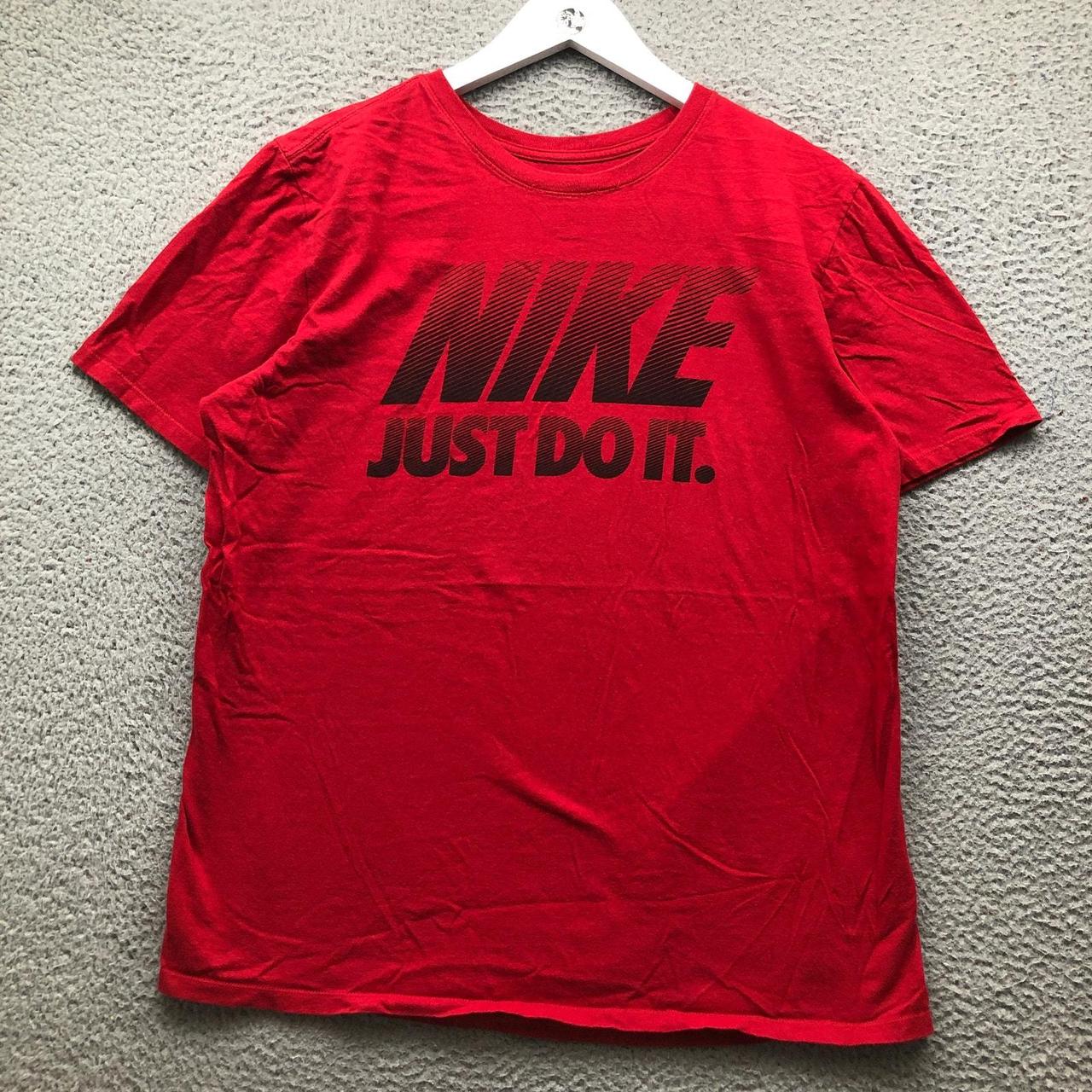 Nike Just Do It T Shirt Men s Size Large L Short