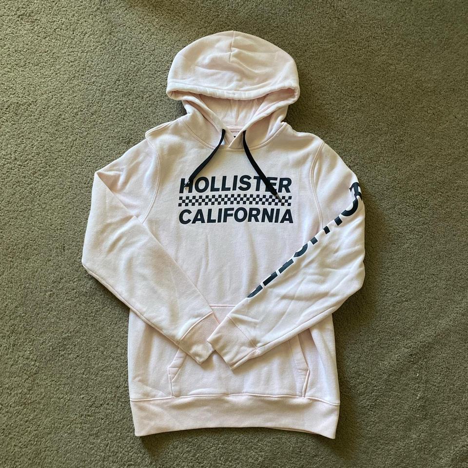 Hollister checkerboard 2024 graphic hoodie