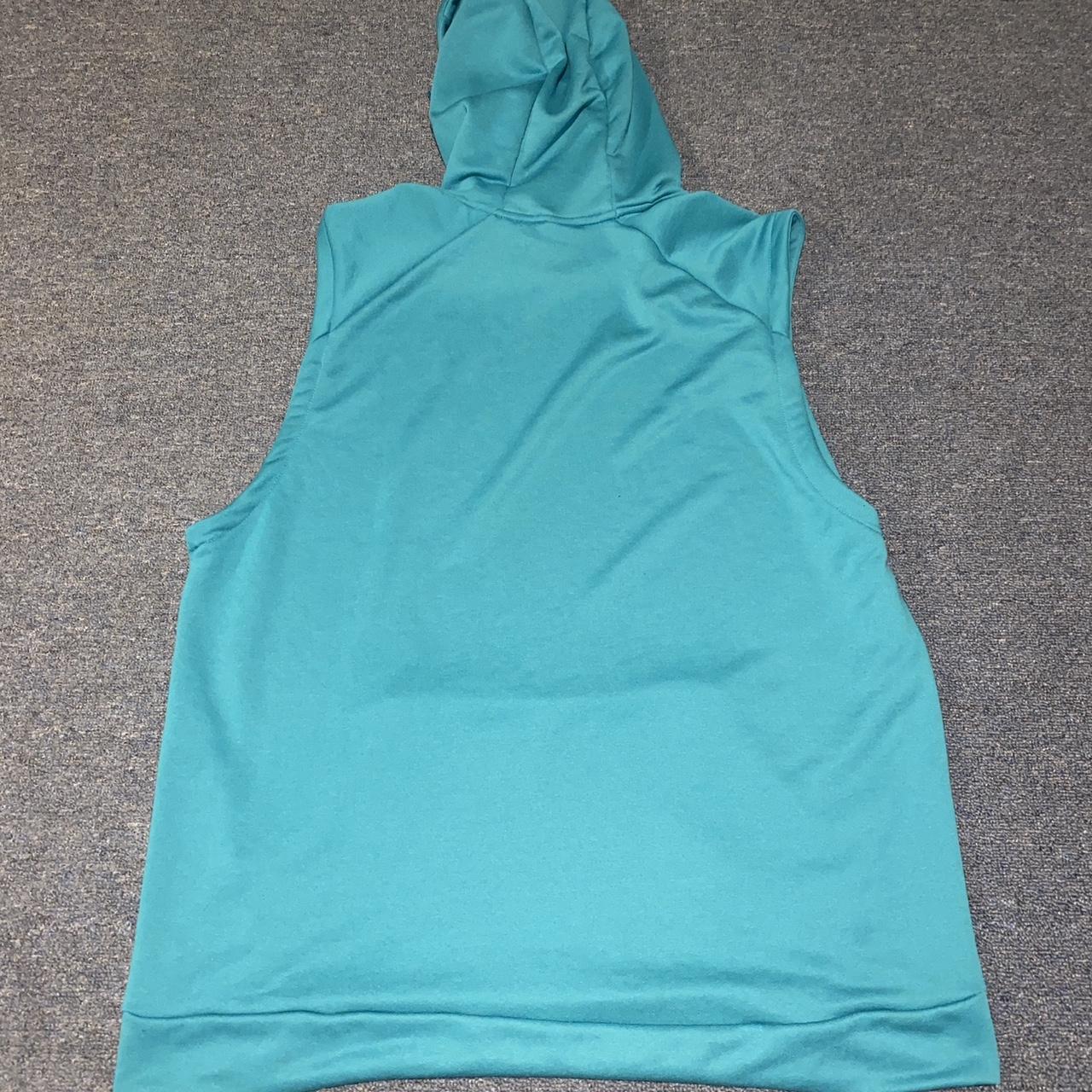 Comfy lace up workout sleeveless hoodie by - Depop