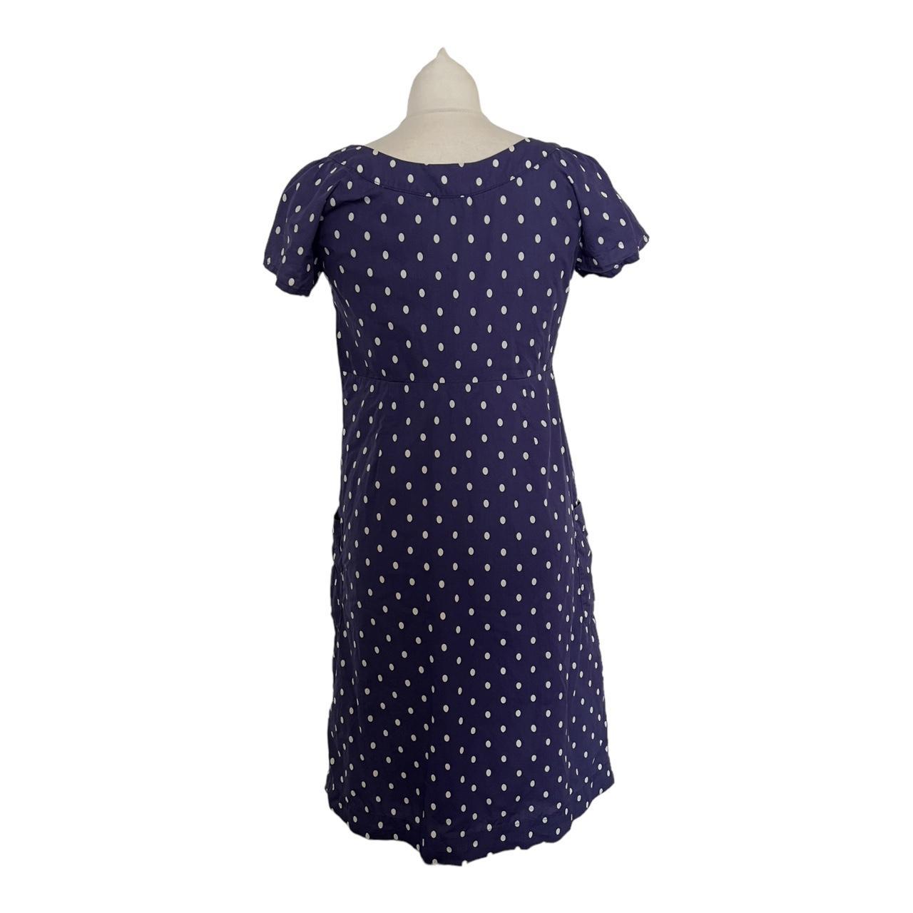 Joules navy spot dress best sale