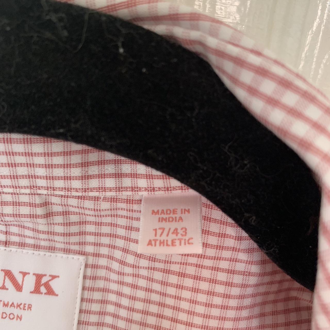 Men’s PINK shirt , pink and white check. Size shown... Depop