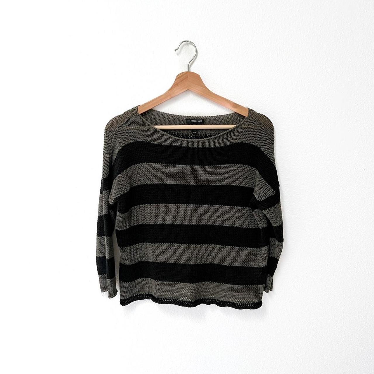 Eileen fisher striped sweater hotsell