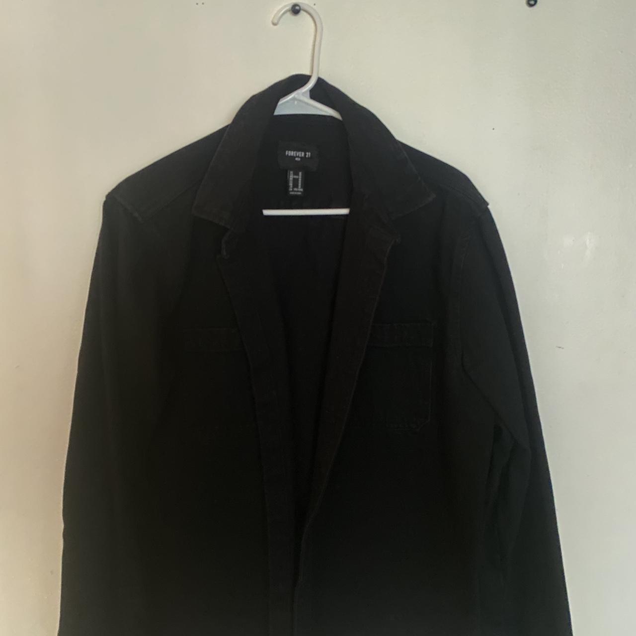Black ⚫️🏴‍☠️ denim jacket. Brand new / Flawless Forever... - Depop