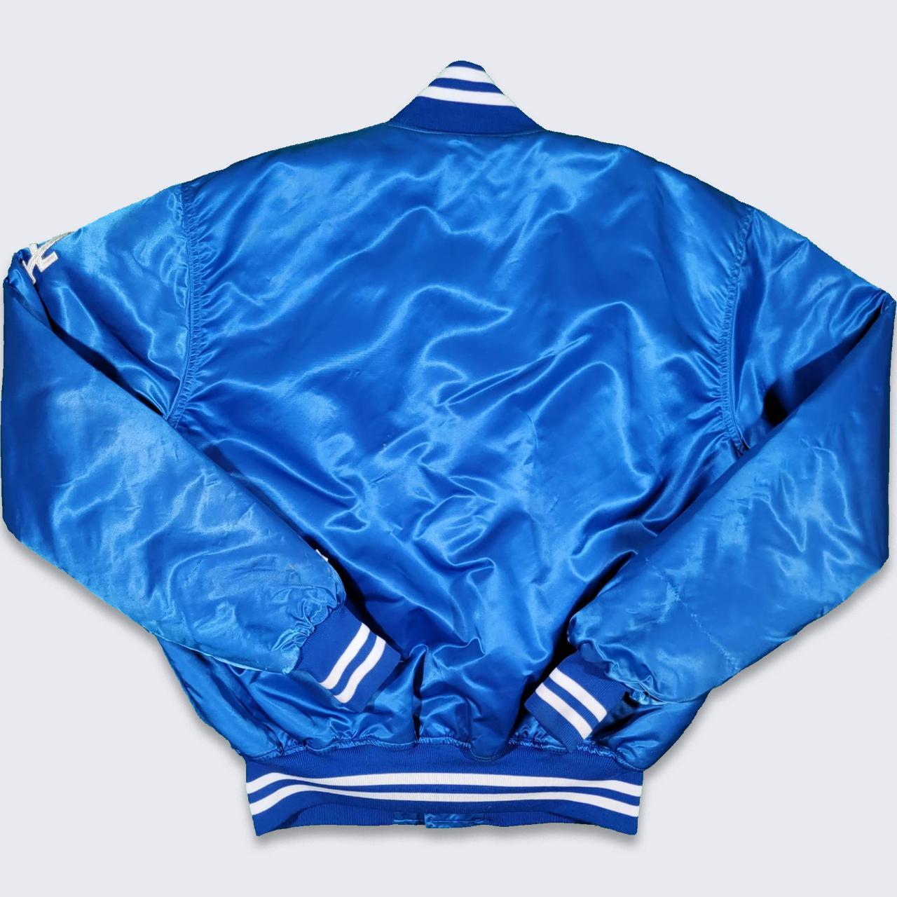 Los Angeles Dodgers Vintage 80s Starter Satin Bomber... - Depop