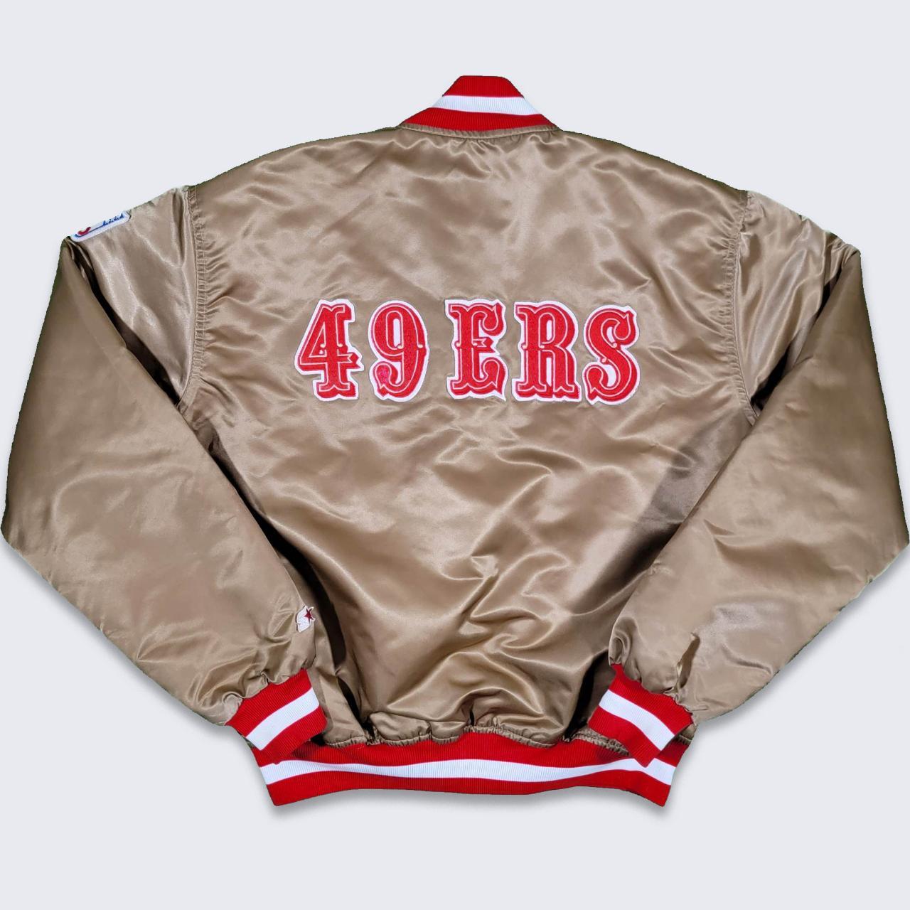 1980s San Francisco 49ers satin jacket Few marks - Depop