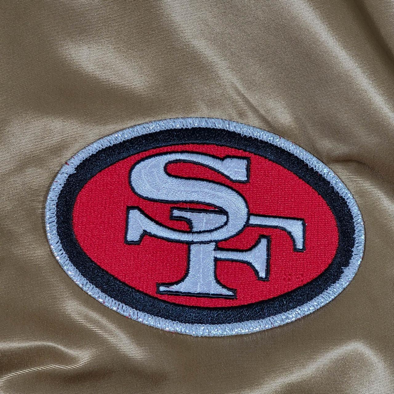 1980s San Francisco 49ers satin jacket Few marks - Depop