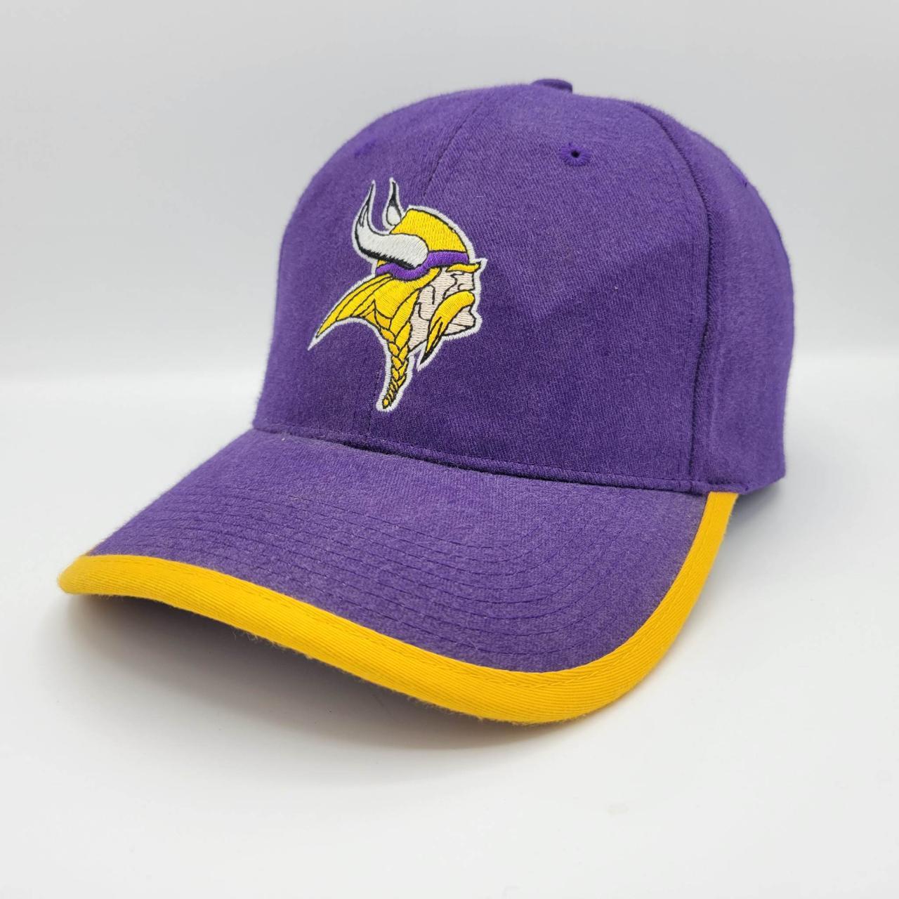 Vtg 90's Minnesota Vikings Adjustable Strapback Hat NFL