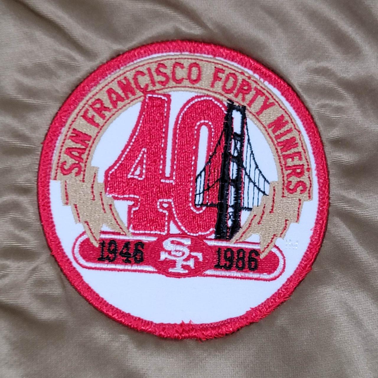 Vintage San Francisco 49ers chalkline jacket - Depop