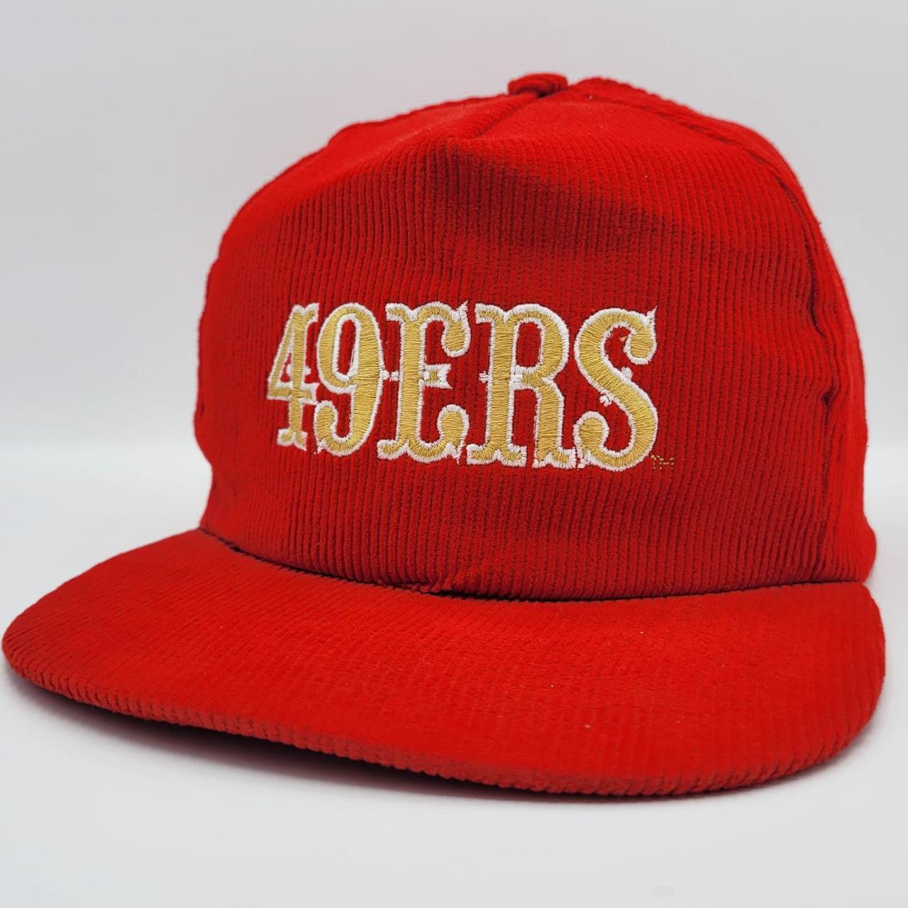 vintage 49ers corduroy snapback 1980s San Fransisco - Depop