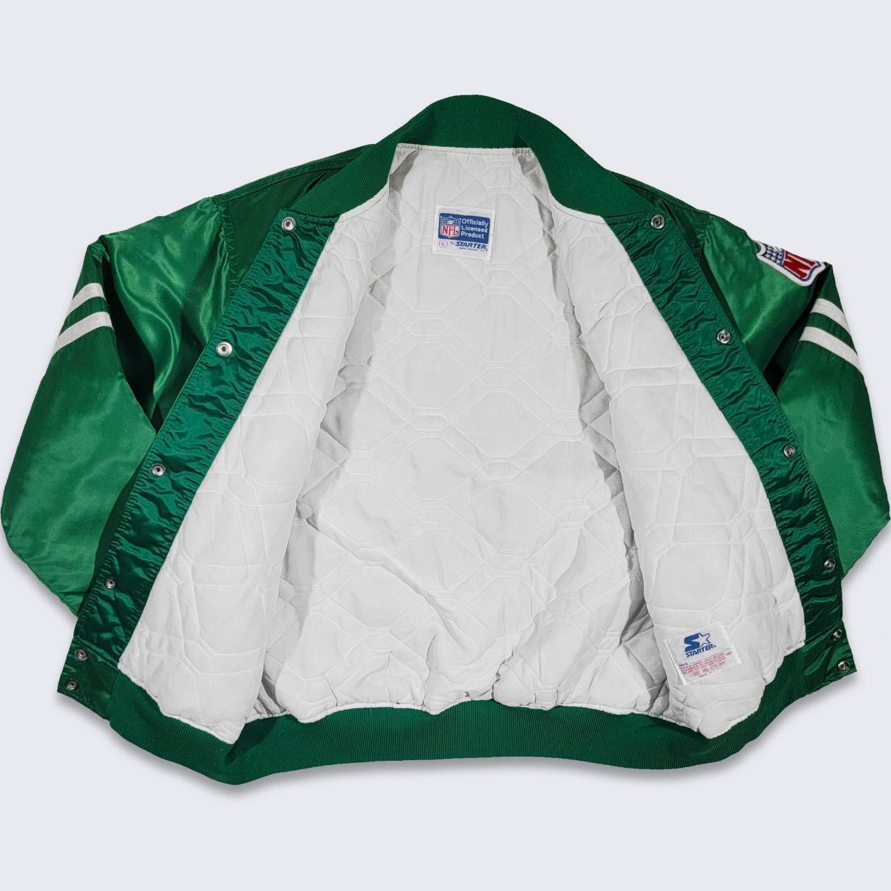 Vintage Pro-Line Starter Jets Satin Bomber Jacket Sz - Depop