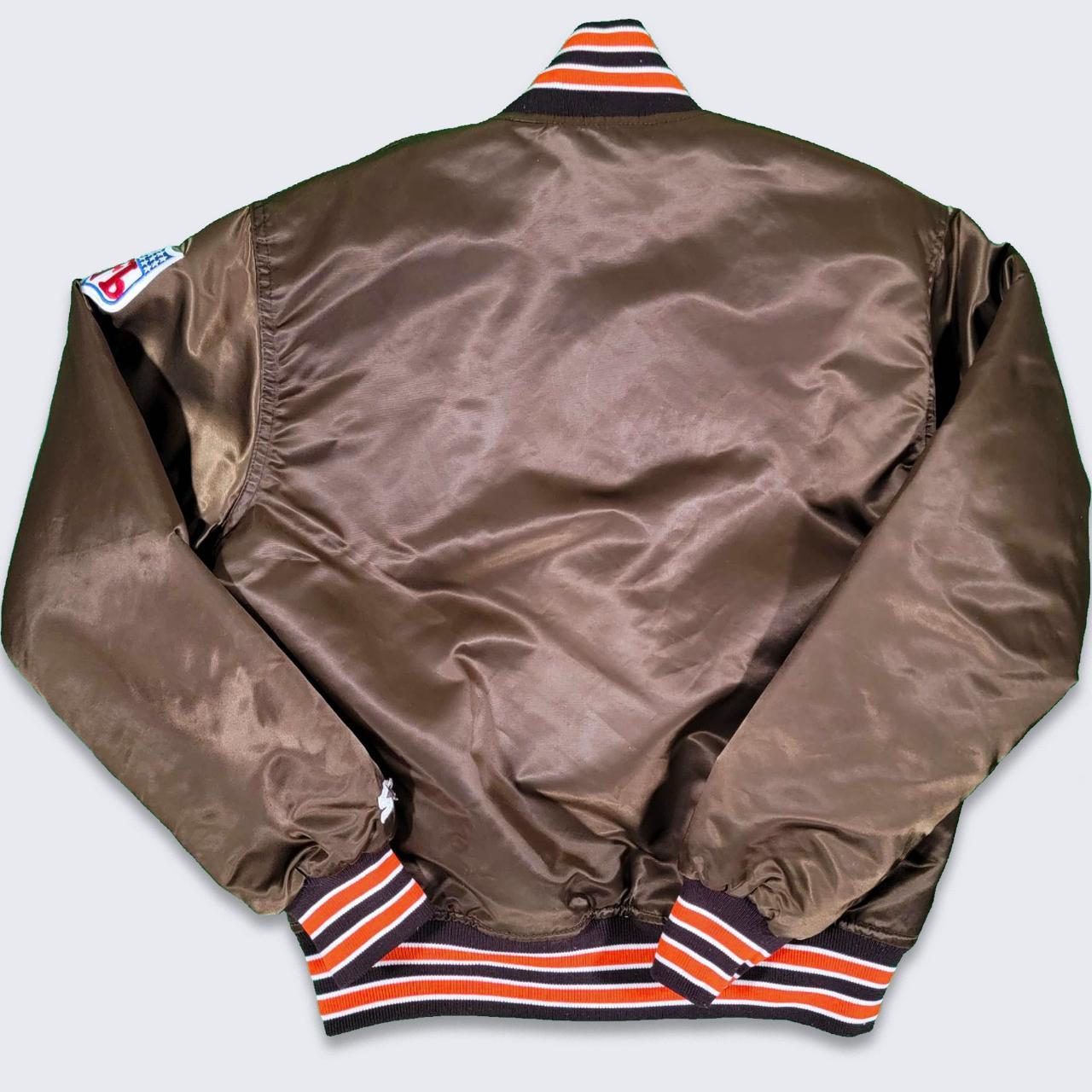 Vintage 1980's Cleveland Browns NFL Satin Starter Jacket 