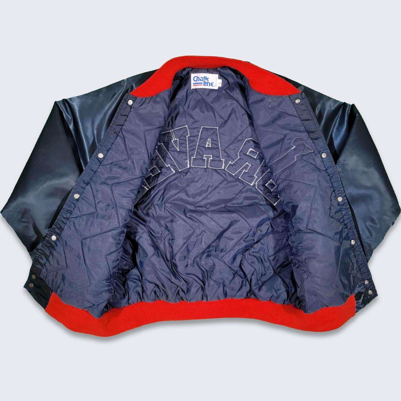 Vintage Starter Atlanta Braves Satin Jacket Men's - Depop