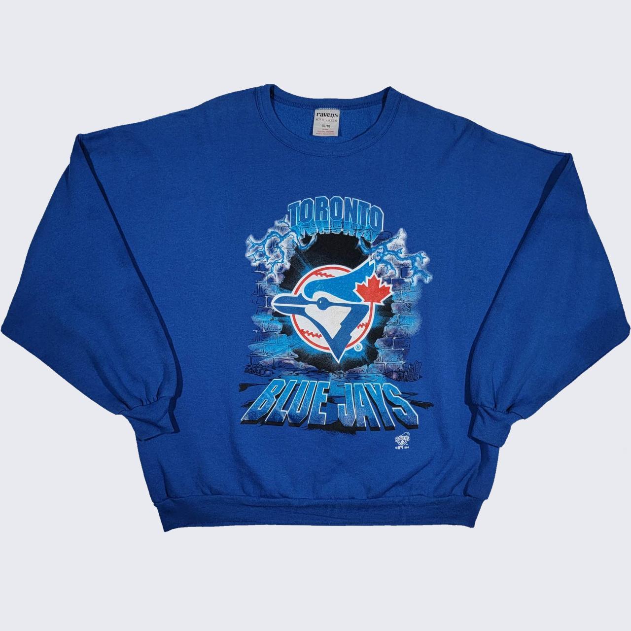 Toronto Blue Jays Vintage 90s Ravens Sweatshirt - Depop