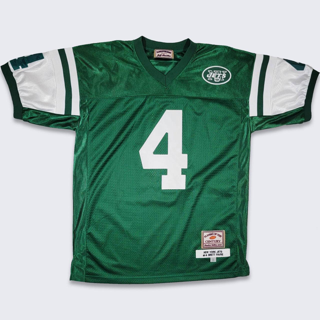 Vintage Brett Favre Reebok New York Jets Jersey - Depop