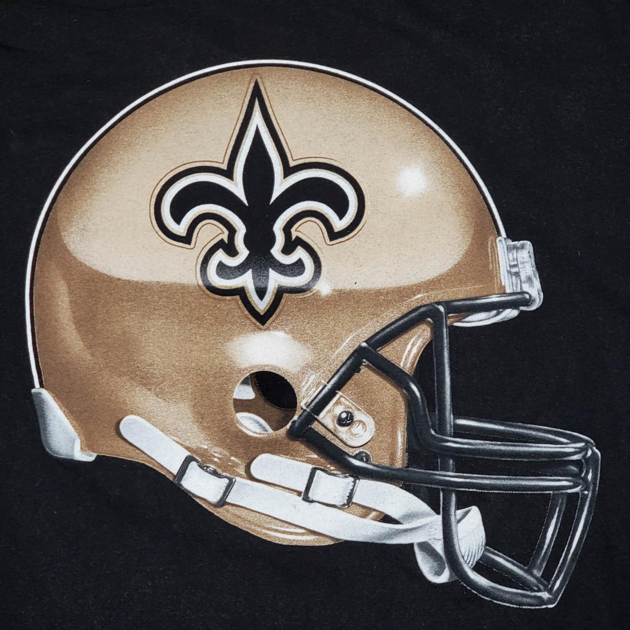 VTG Reebok New Orleans Saints Tee Vintage y2k black - Depop