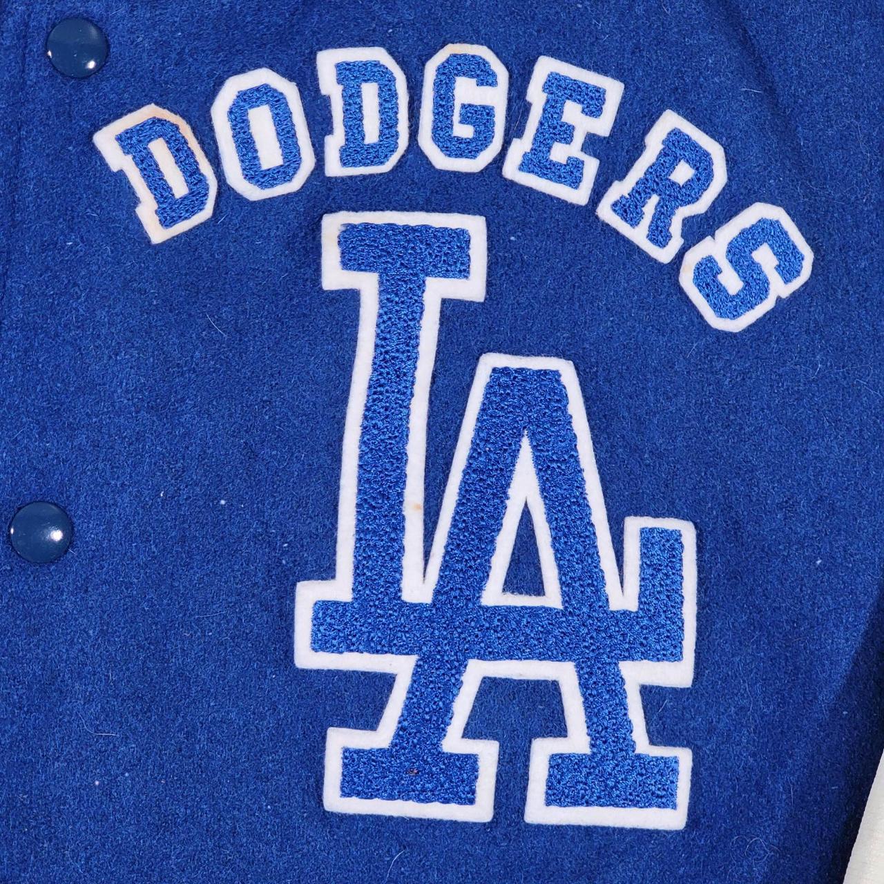 Los Angeles Dodgers Vintage 80s Chalk Line Varsity Jacket 