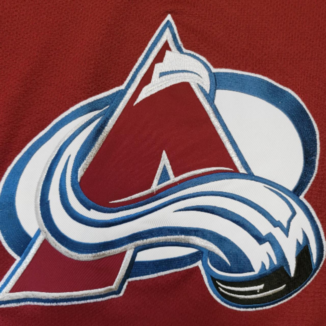 Vintage Colorado Avalanche Jersey Youth XL White 90s - Depop