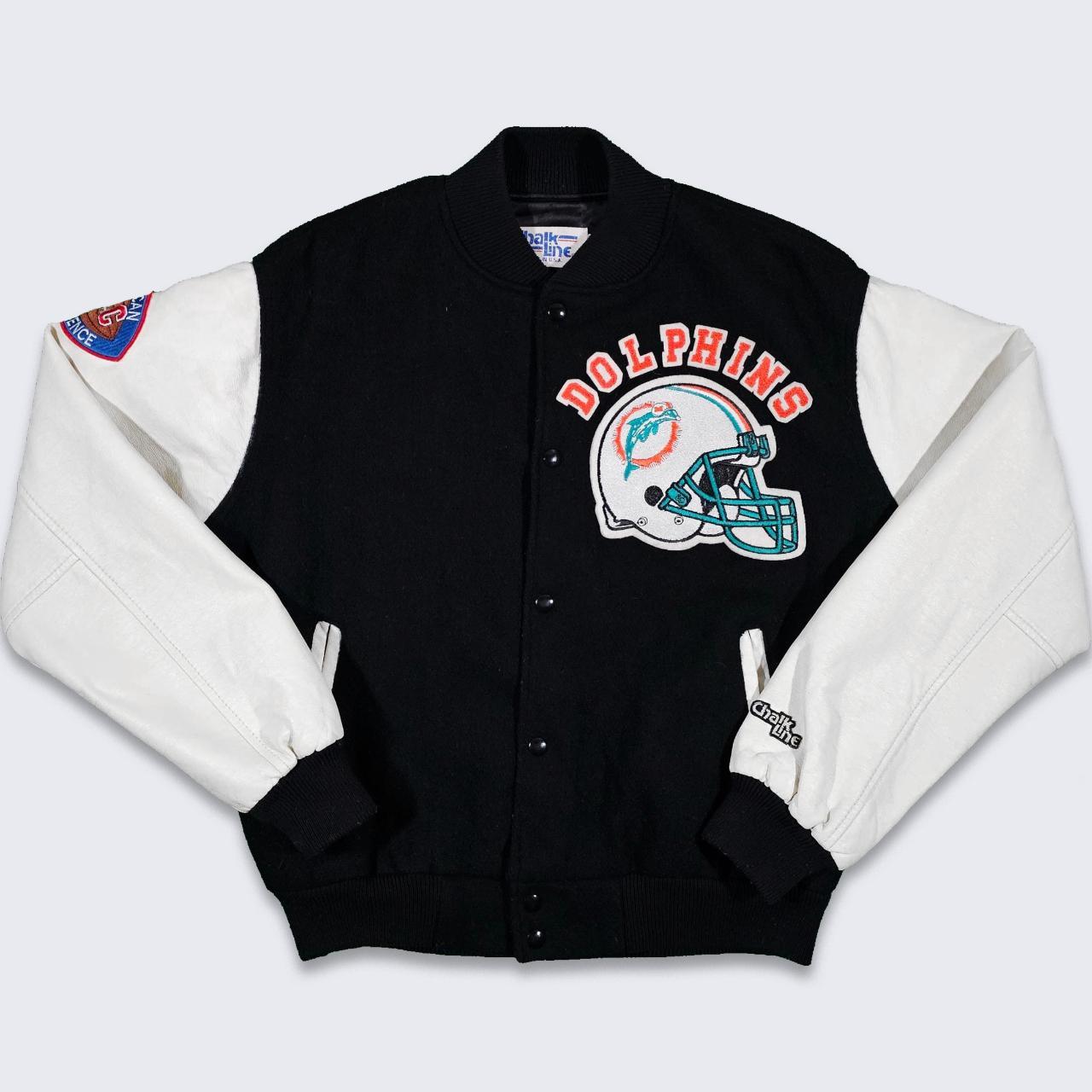 1980s Vintage Miami Dolphins Leather Jacket – MIA Vintage