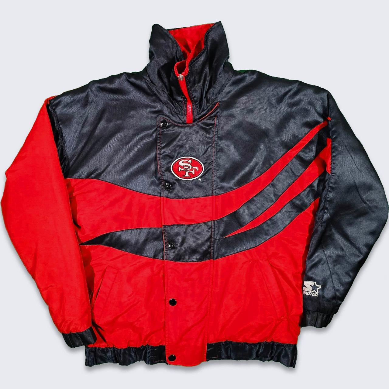 Vintage 1990s STARTER Pro Line Jacket Coat NFL Football SAN FRANCISCO 49ers  M