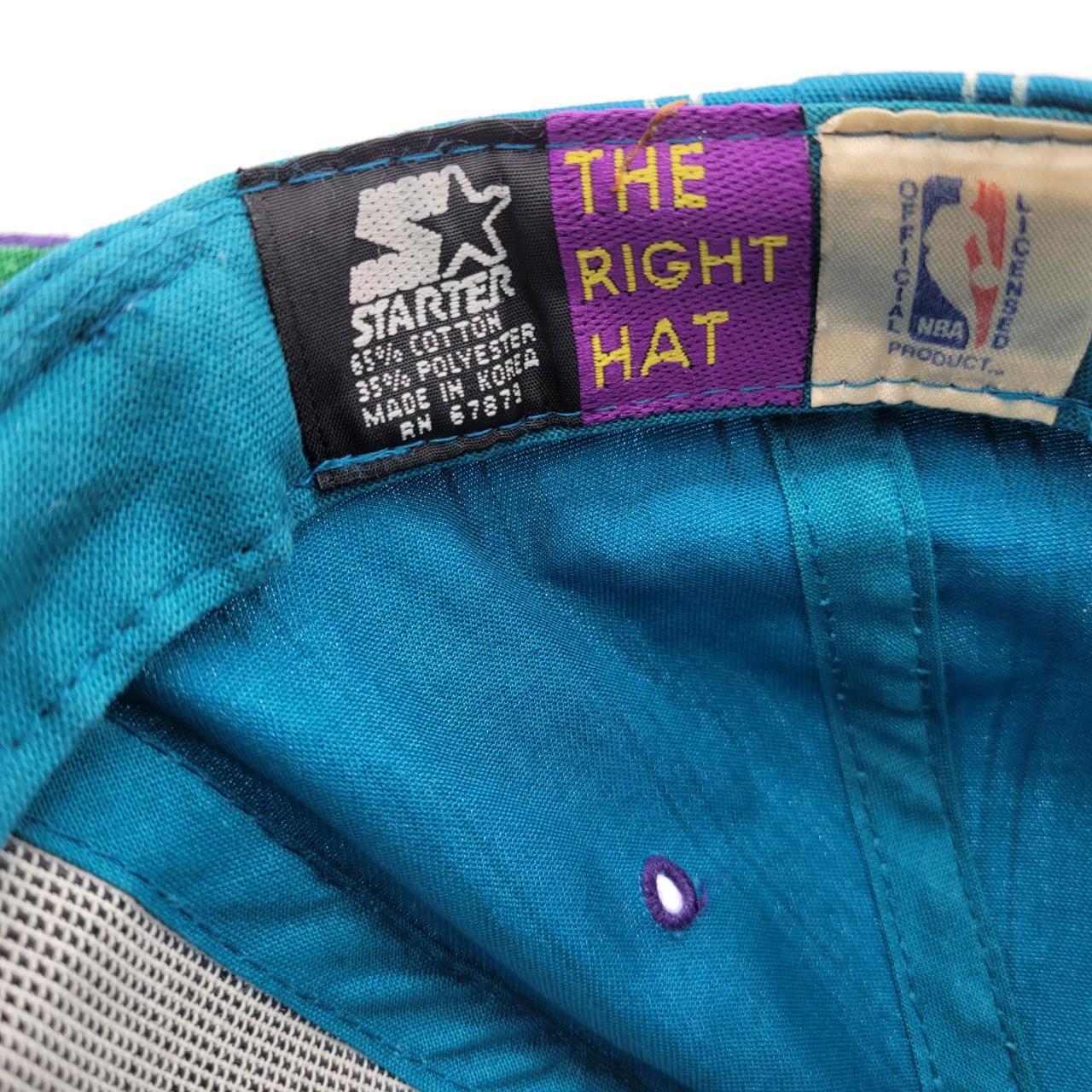 Charlotte Hornets Vintage 90s Starter Pinstripe - Depop